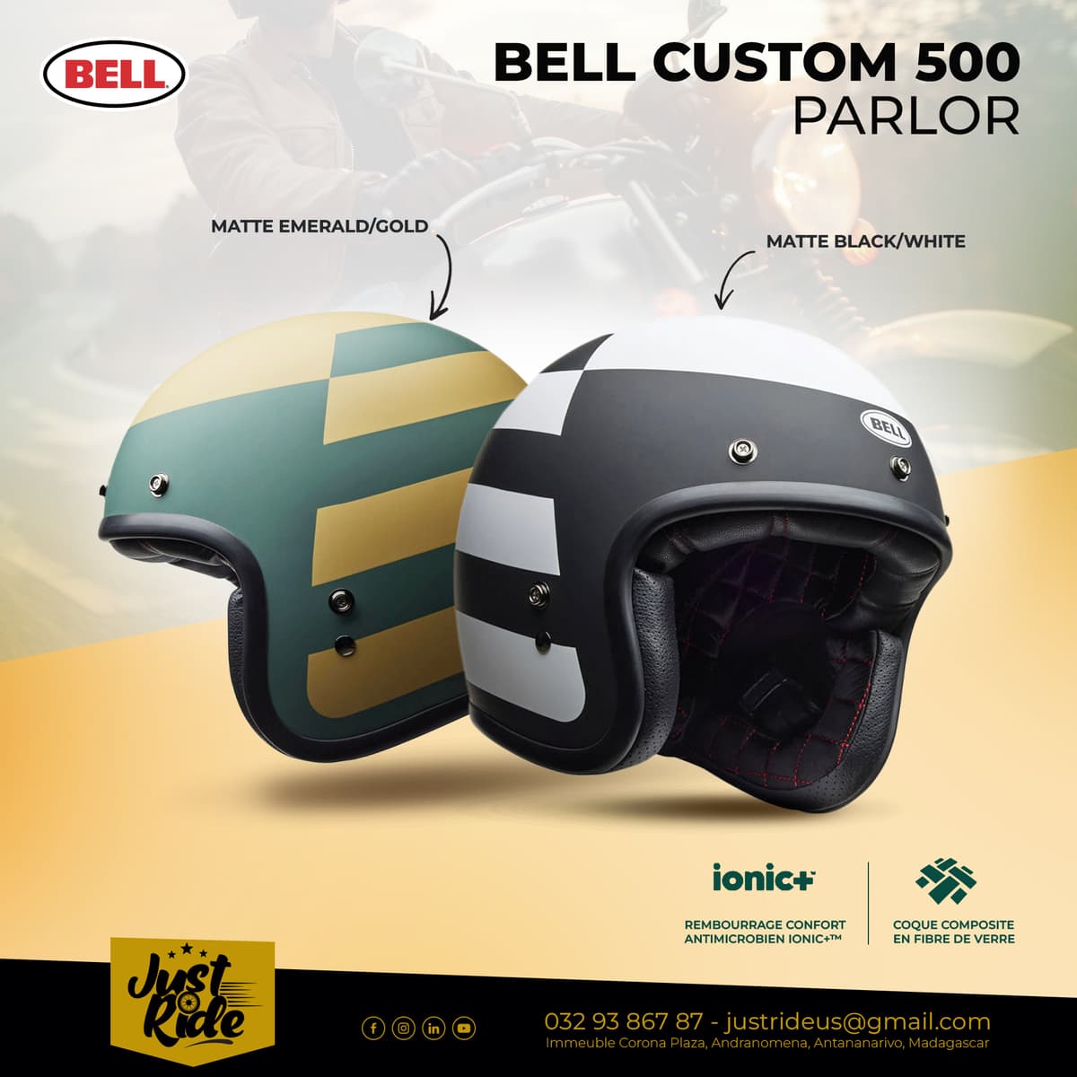 Arrivage FOCUS : BELL Custom 500 - Parlor