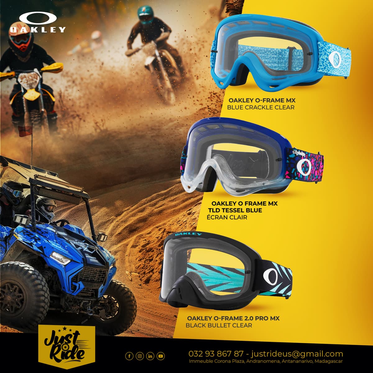 Arrivage FOCUS : Masque OAKLEY O-Frame MX
