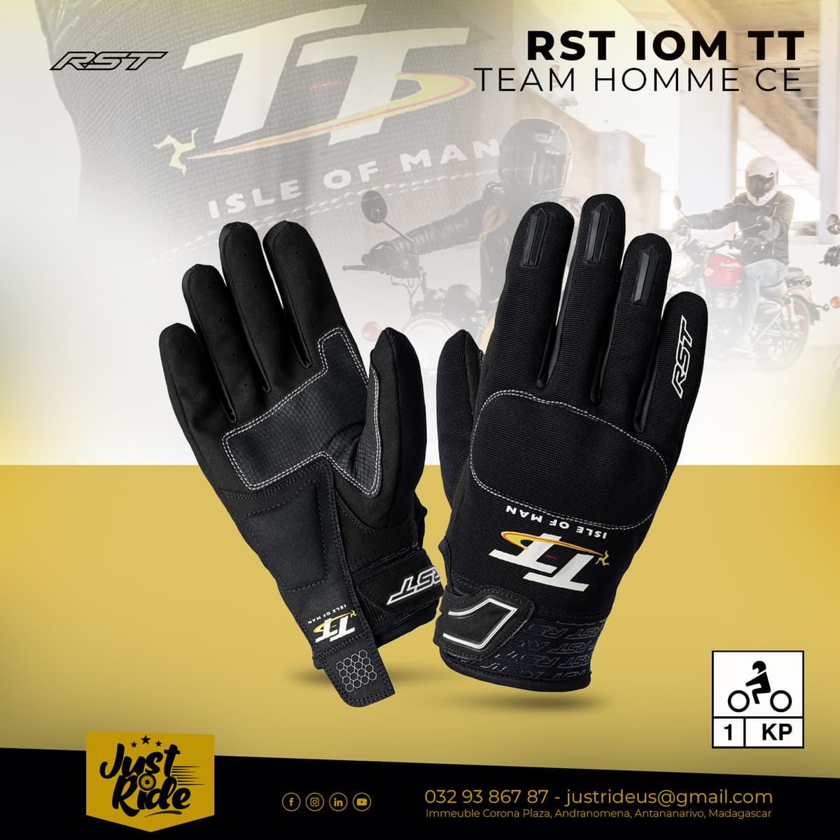 Arrivage FOCUS : Gants RST IOM TT Team CE