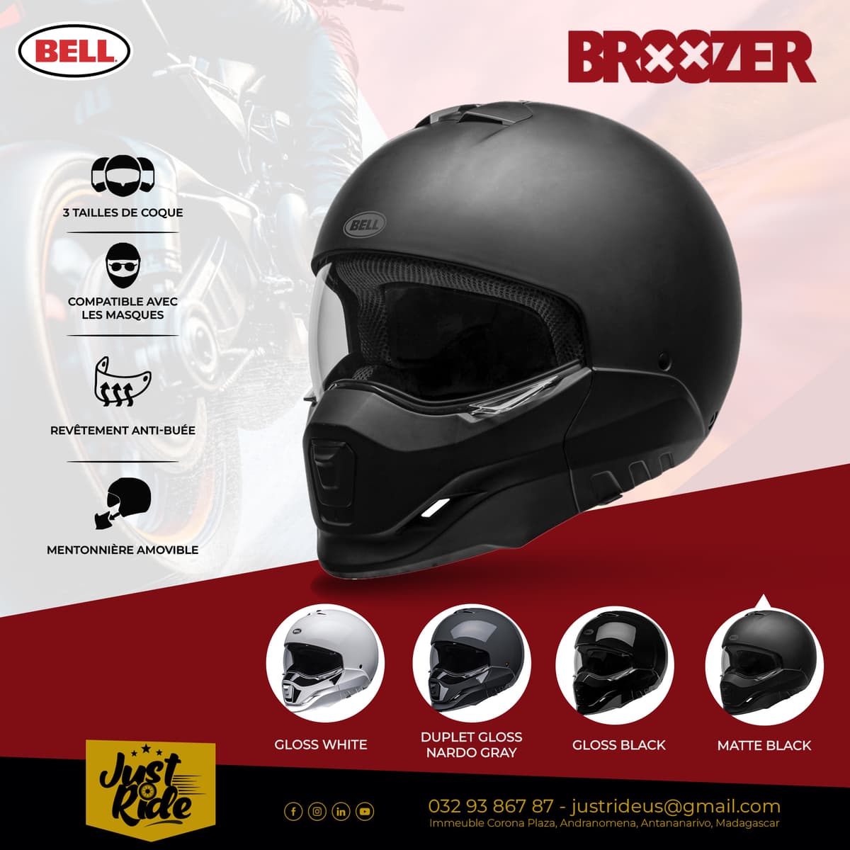 Arrivage FOCUS : Casque BELL Broozer