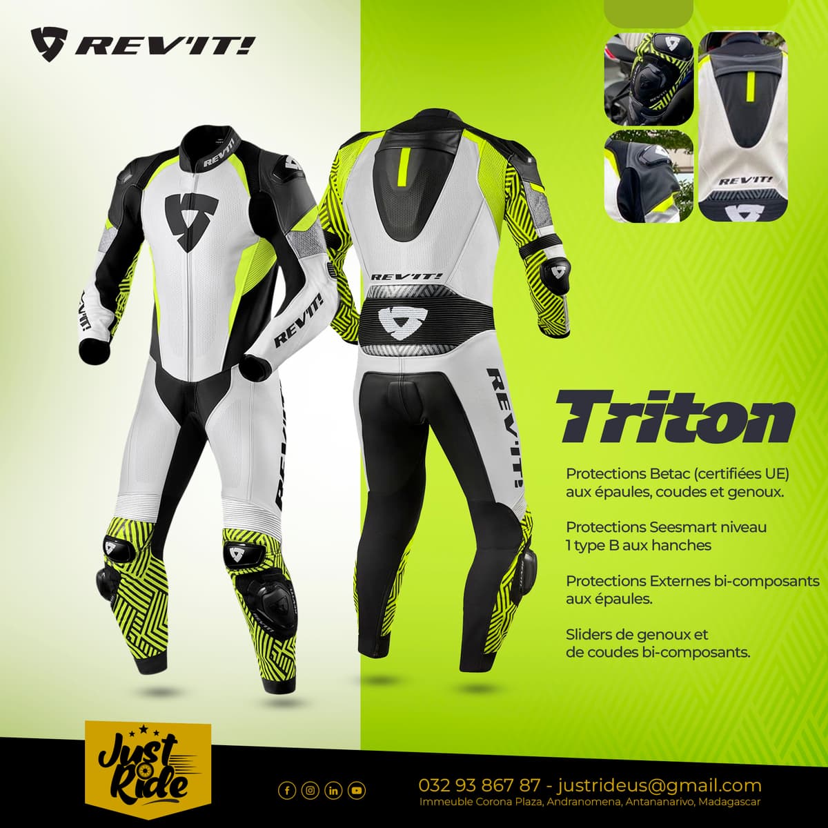 Arrivage FOCUS : Combinaison REV'IT! Triton