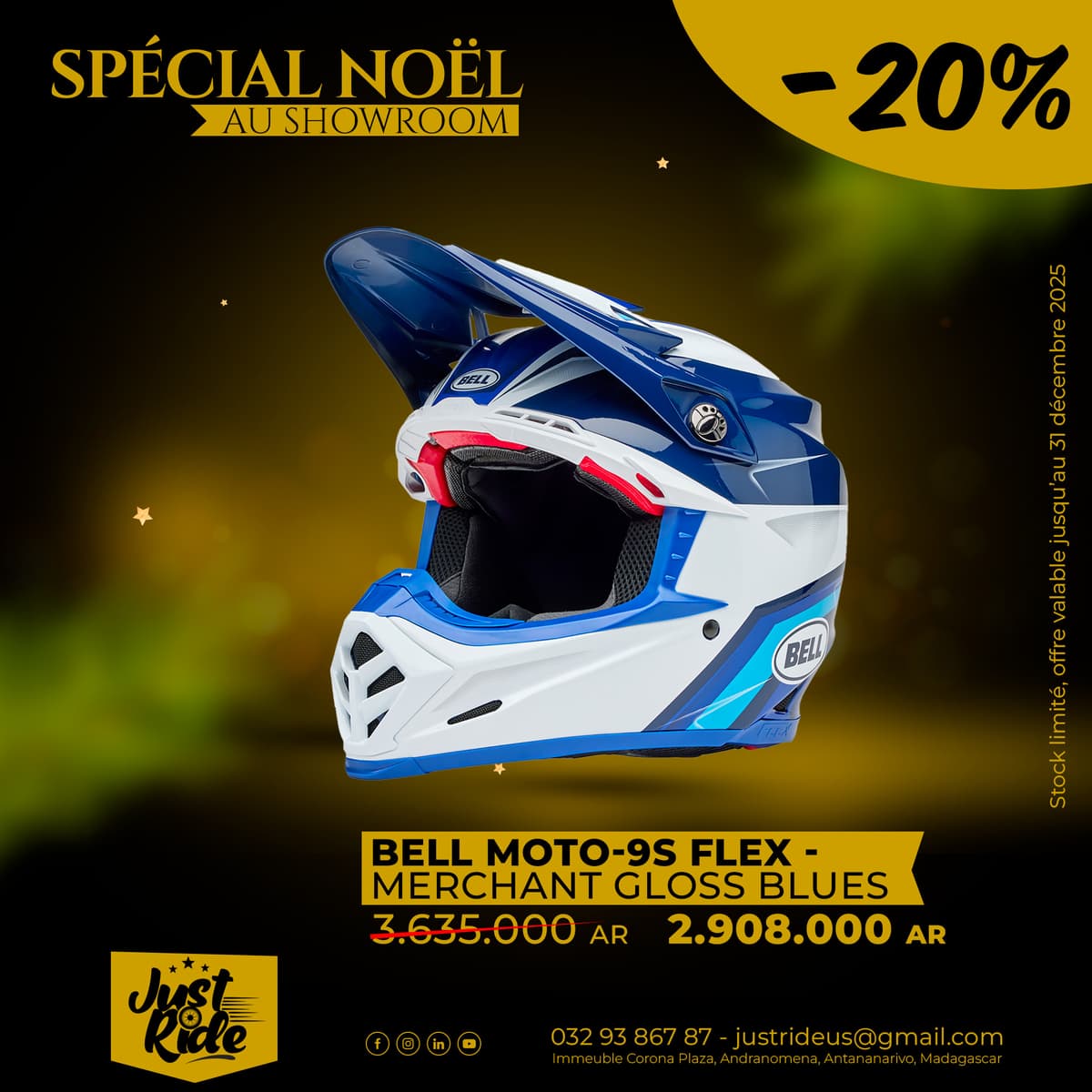 Focus NOEL : BELL - MOTO 9S FLEX 
