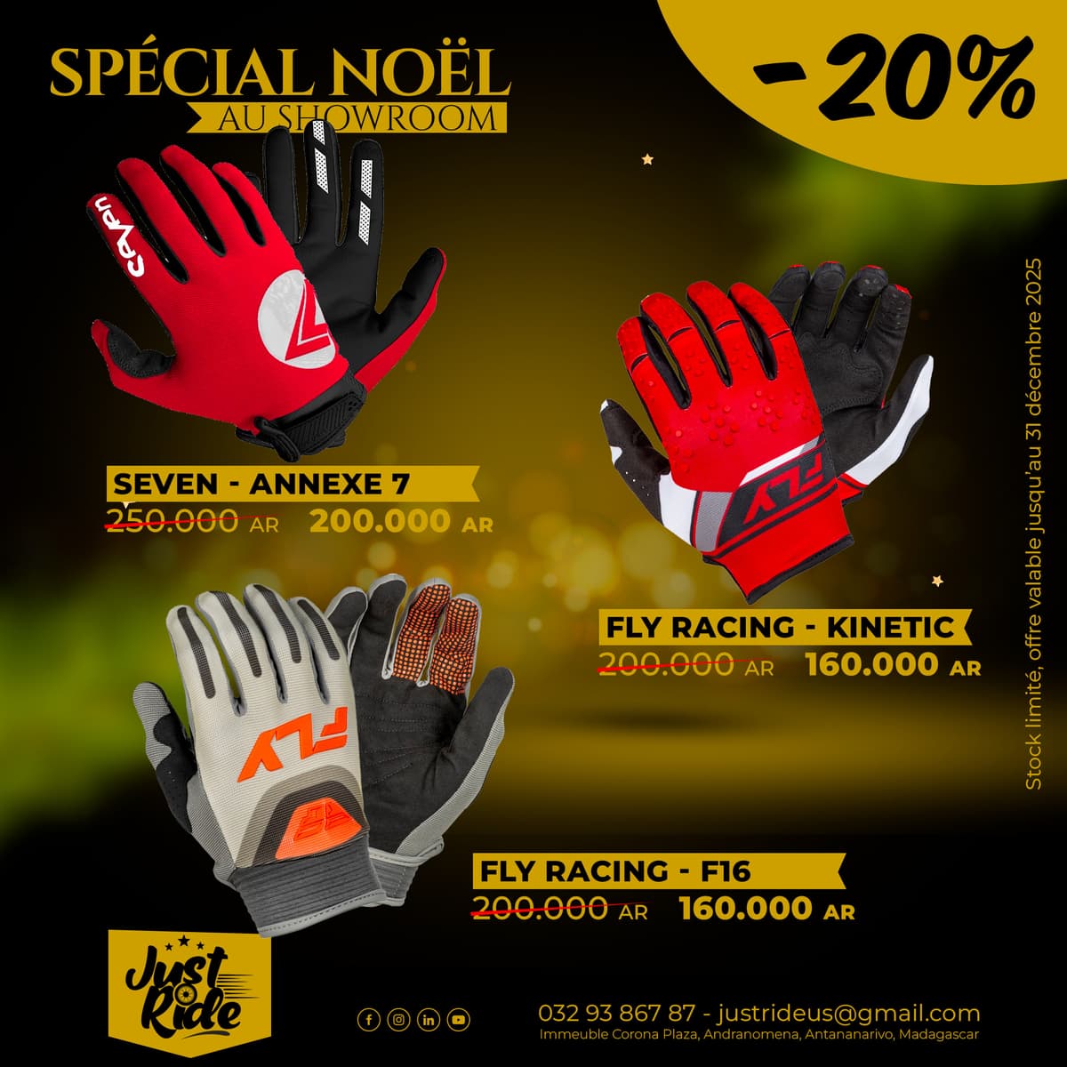 Focus NOEL : GANTS OFF-ROAD