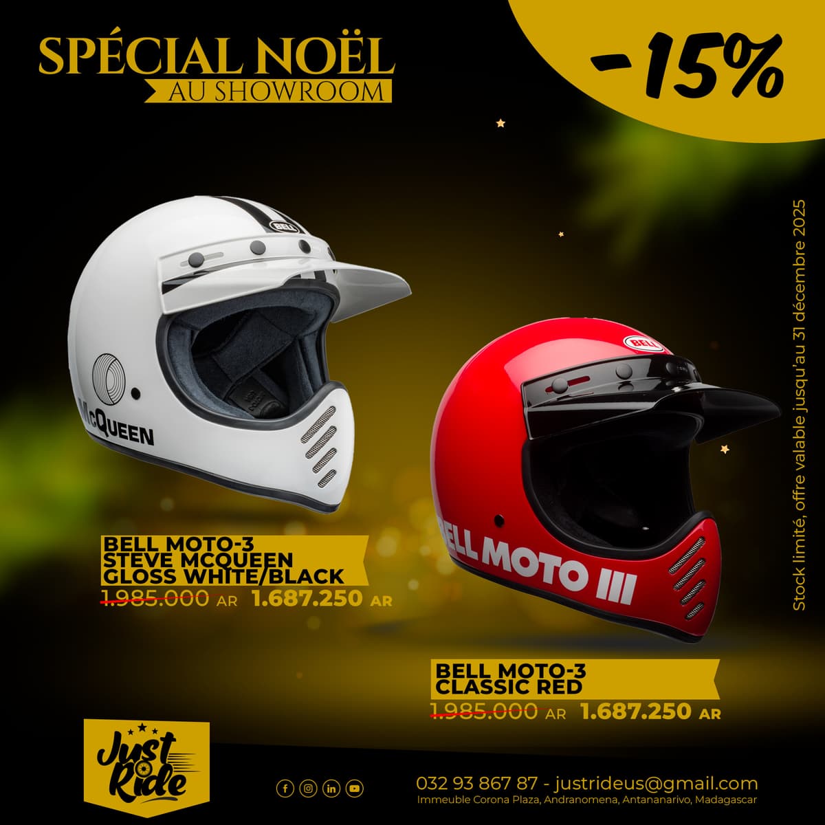 Focus NOEL : BELL - MOTO 3