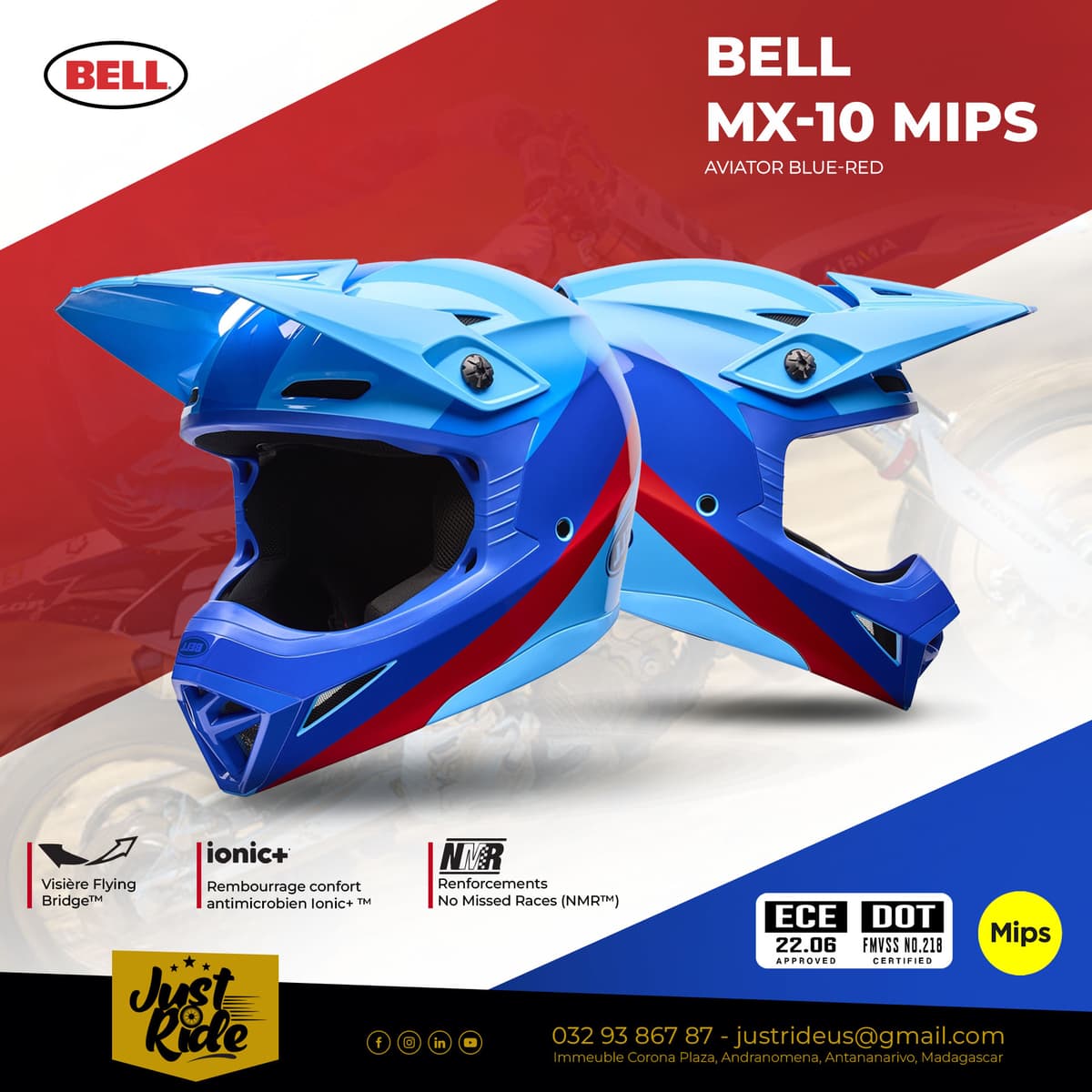 FOCUS ARRIVAGE : BELL MX-10 MIPS