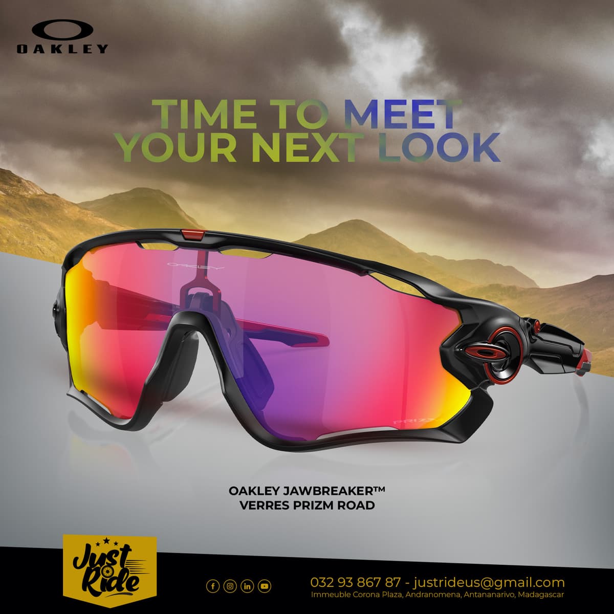 FOCUS ARRIVAGE : OAKLEY Jawbreaker™ verres Prizm Road