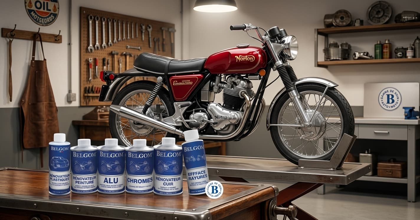 Gamme Belgom : Quel produit choisir pour nettoyer, rénover et protéger votre moto ?