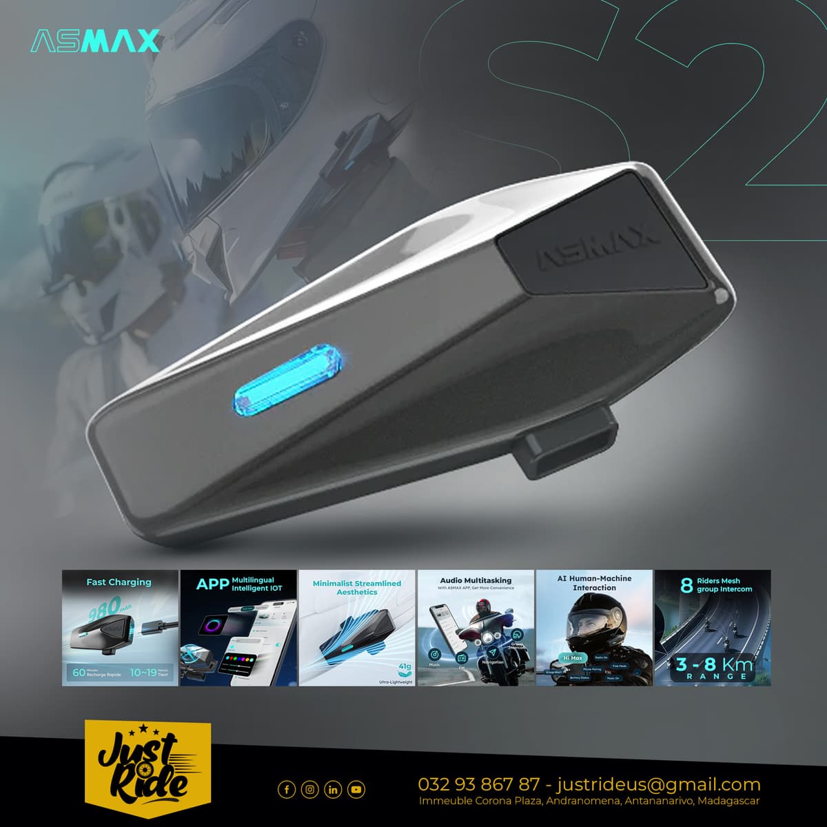 FOCUS ARRIVAGE : ASMAX S2