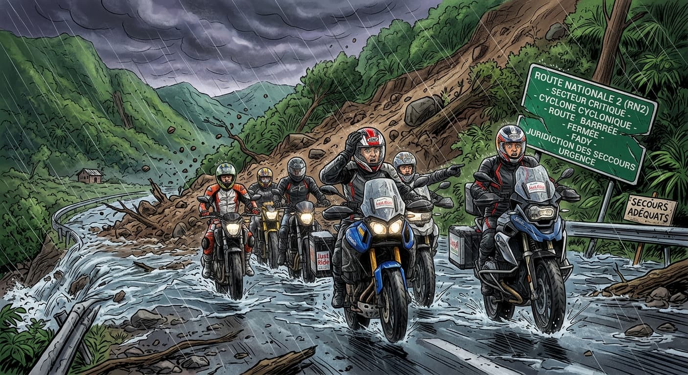 Saison des pluies et cyclones : Comment préparer sa moto et son pilotage face aux risques urbains ?