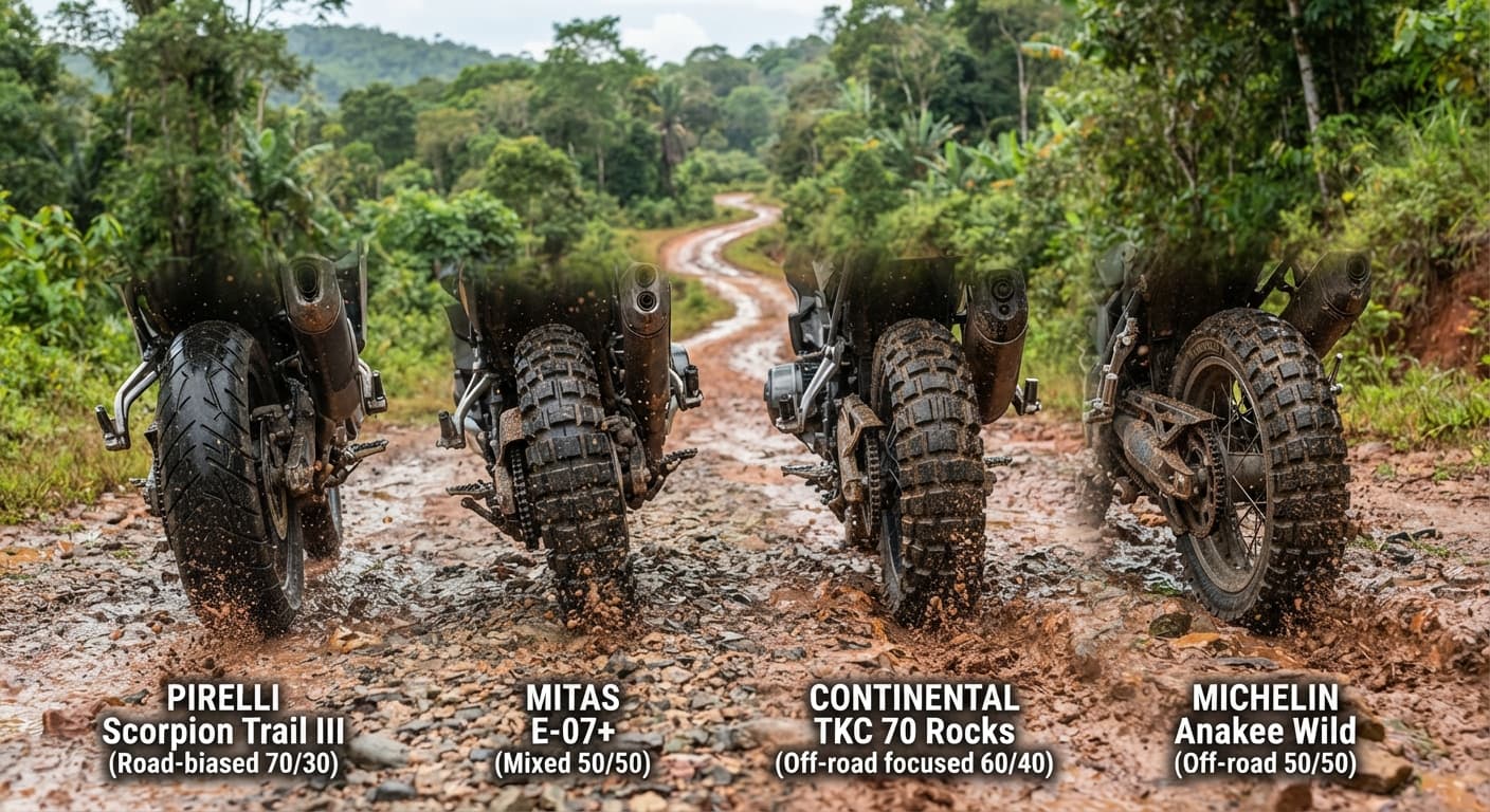 Pneu de route ou mixte : Lequel choisir pour affronter la saison des pluies à Madagascar ?