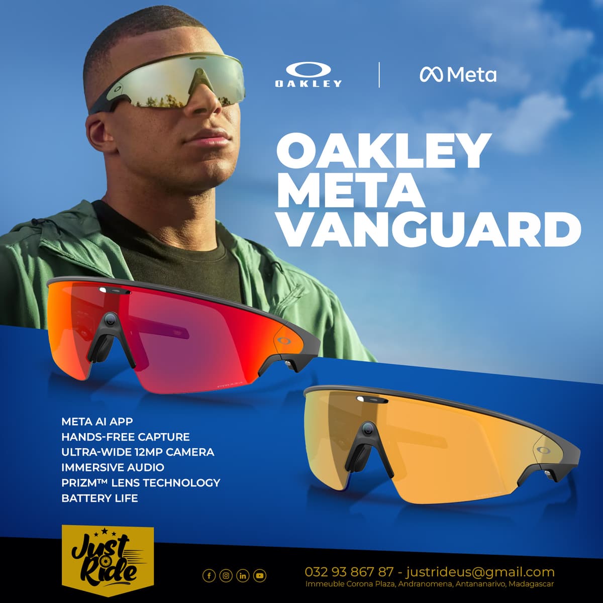 FOCUS ARRIVAGE : OAKLEY META VANGUARD