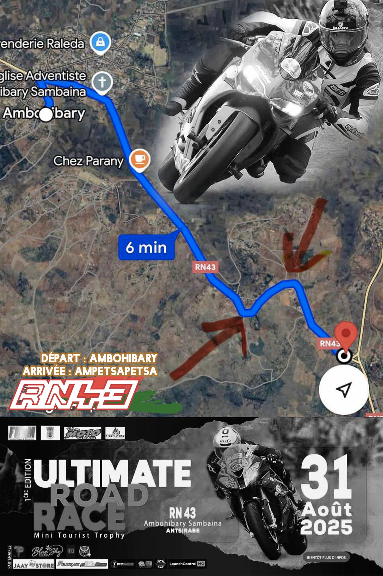 Just Ride Evènement / Ultimate Road Race 2025 : la passion du On Road continue à Madagascar