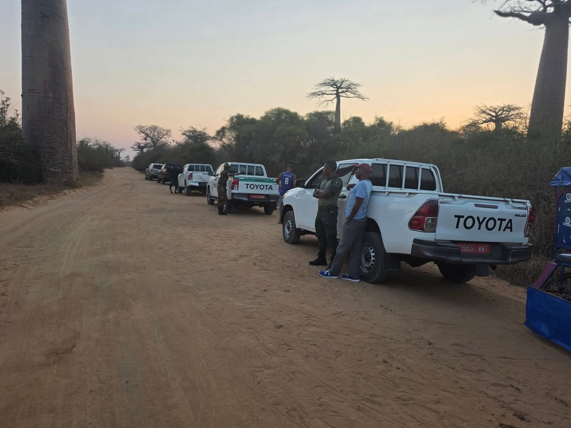 Just Ride actus/ Incendie maîtrisé au Nord de l’Allée des Baobabs : Le site reste sécurisé pour les motards voyageurs