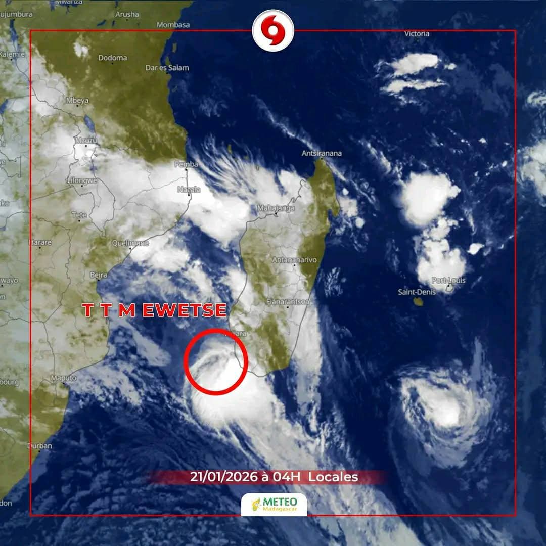 Just Ride actus/ ⚠️ ALERTE MOTARDS – SUD & SUD-OUEST DE MADAGASCAR ⚠️ Le cyclone EWETSE a touché terre à Itampolo / Ampanihy