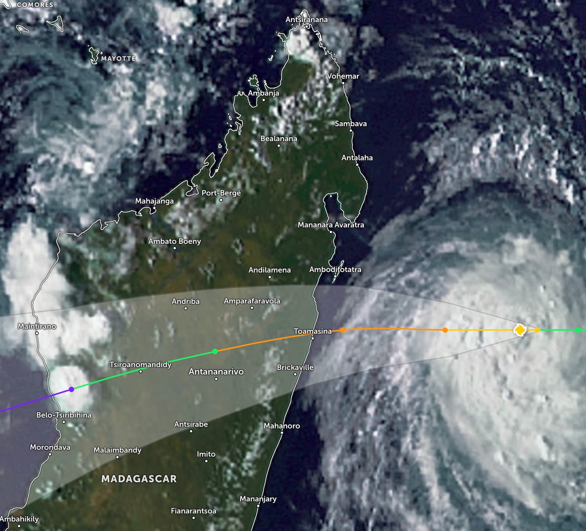 Just Ride actus / CATASTROPHE IMMINENTE – Gezani, un cyclone d’une violence exceptionnelle menace Madagascar